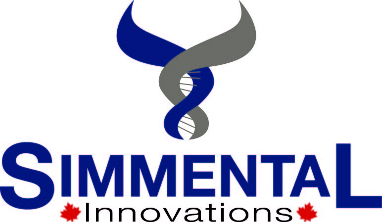 Simmental Innovations logo designed by Prairie Orchid Media 