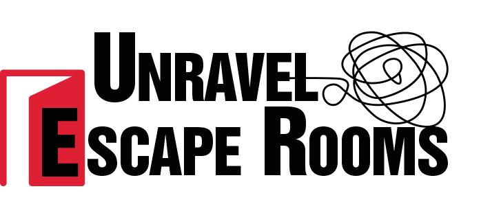 Unravel Escape Rooms logo designed by Prairie Orchid Media 